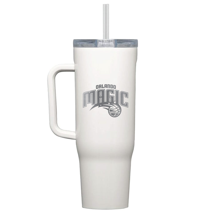 Corkcicle Cruiser 40oz Tumbler with Orlando Magic Etched Primary Logo