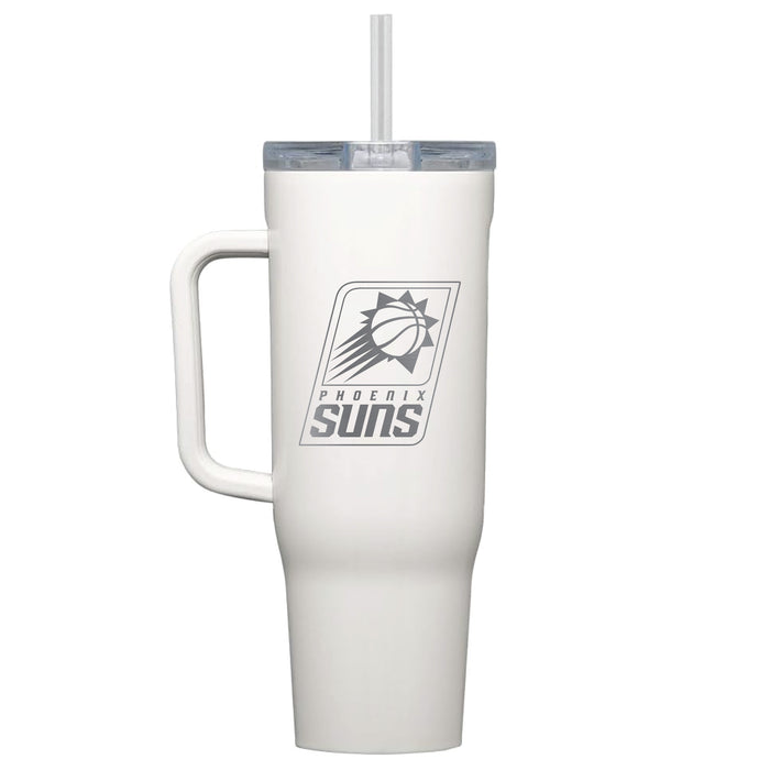 Corkcicle Cruiser 40oz Tumbler with Phoenix Suns Etched Primary Logo