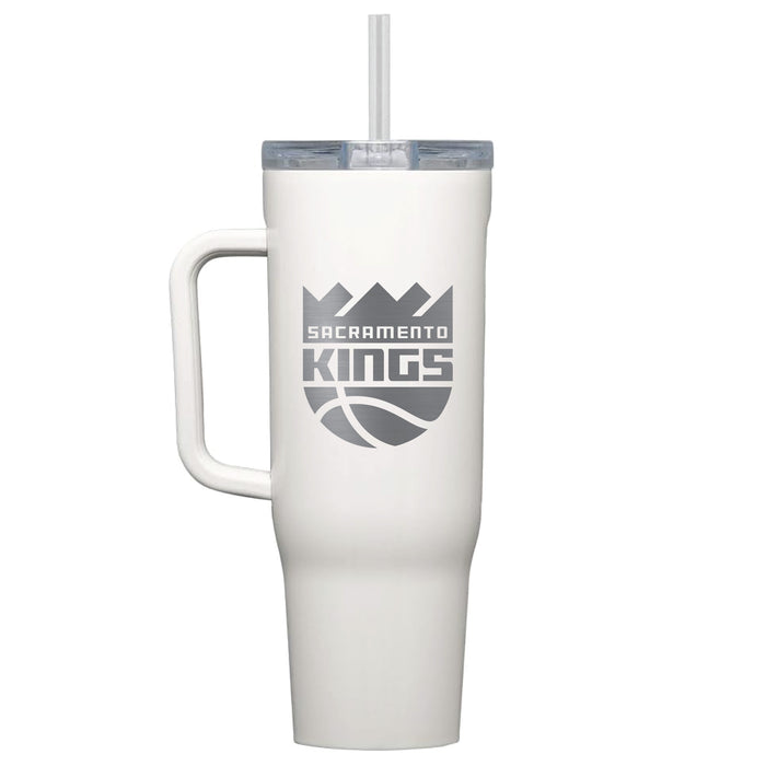 Corkcicle Cruiser 40oz Tumbler with Sacramento Kings Etched Primary Logo