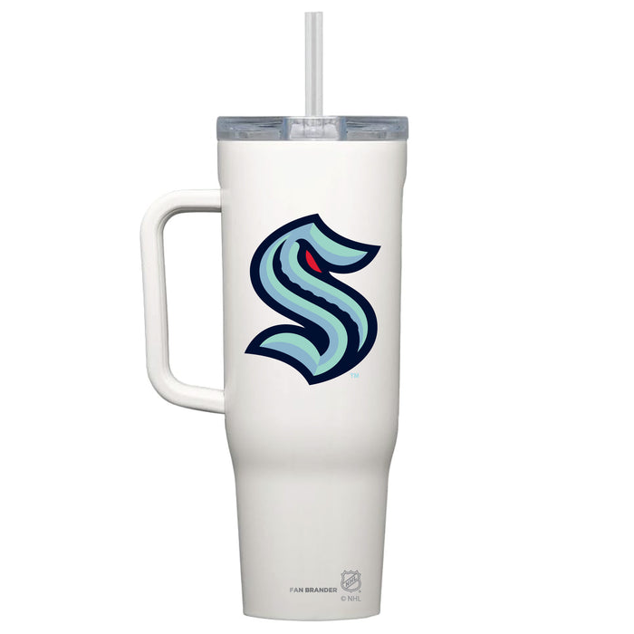 Corkcicle Cruiser 40oz Tumbler with Seattle Kraken Primary Logo