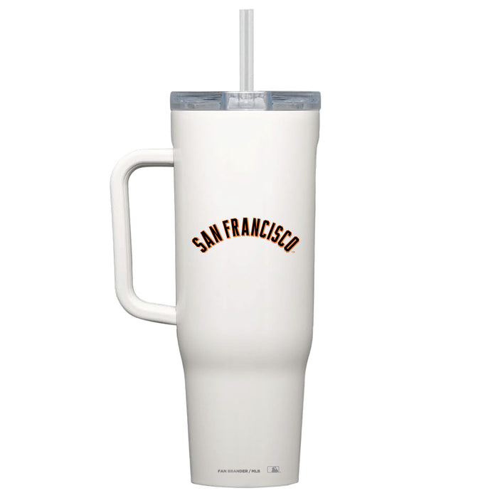 Corkcicle Cruiser 40oz Tumbler with San Francisco Giants Wordmark Logo