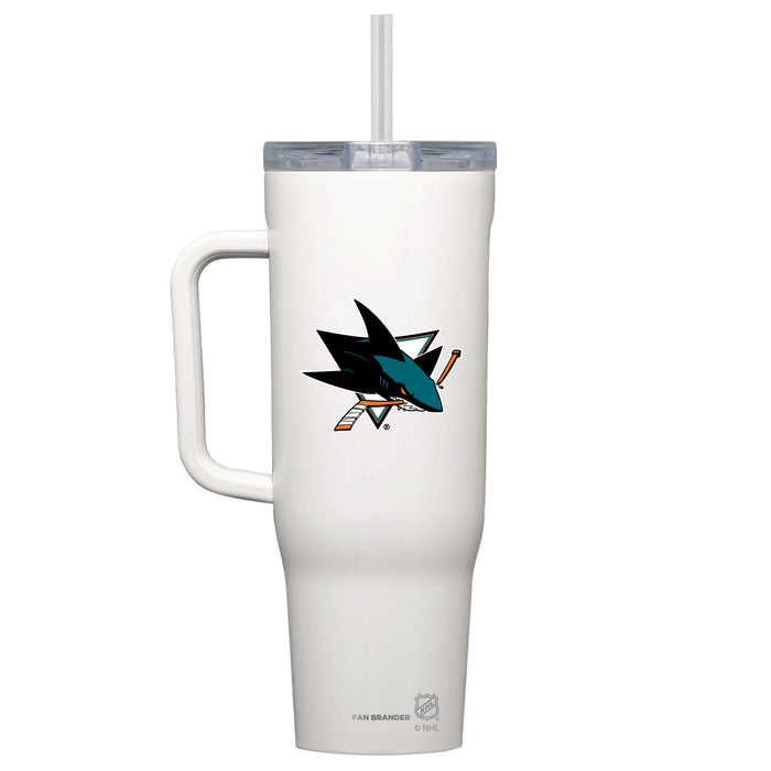 Corkcicle Cruiser 40oz Tumbler with San Jose Sharks Primary Logo