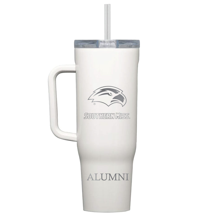 Corkcicle Cruiser 40oz Tumbler with Southern Mississippi Golden Eagles Alumni Primary Logo