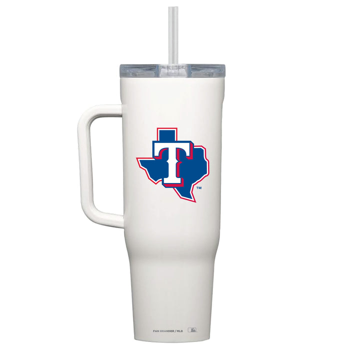 Corkcicle Cruiser 40oz Tumbler with Texas Rangers Secondary Logo