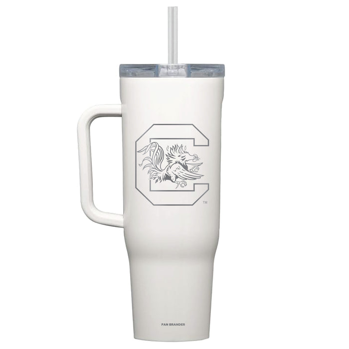 Corkcicle Cruiser 40oz Tumbler with South Carolina Gamecocks Etched Primary Logo