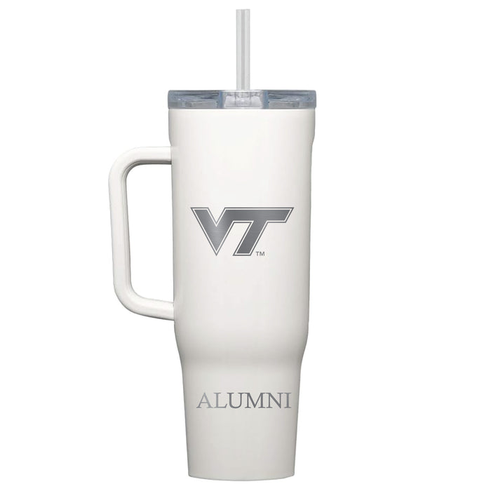 Corkcicle Cruiser 40oz Tumbler with Virginia Tech Hokies Alumni Primary Logo