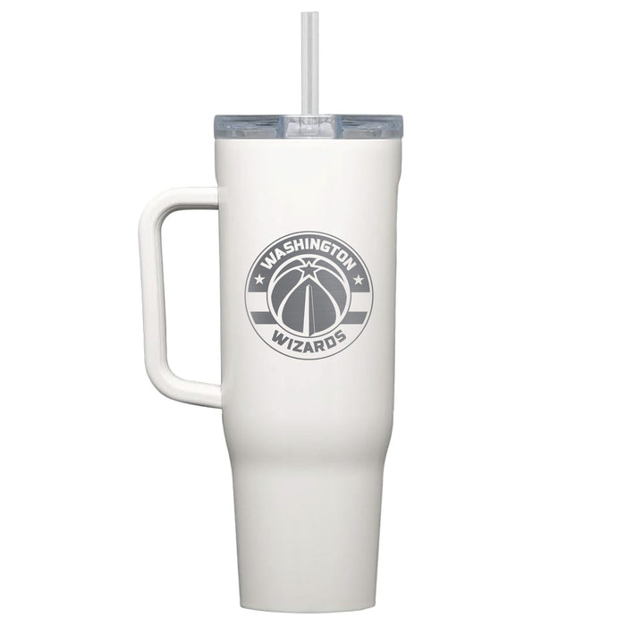 Corkcicle Cruiser 40oz Tumbler with Washington Wizards Etched Primary Logo