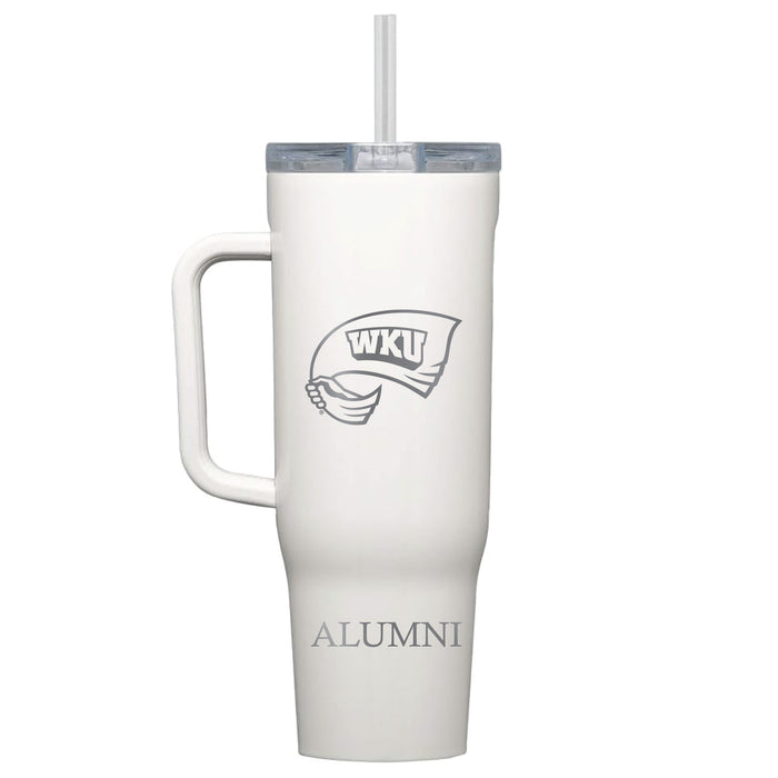 Corkcicle Cruiser 40oz Tumbler with Western Kentucky Hilltoppers Alumni Primary Logo
