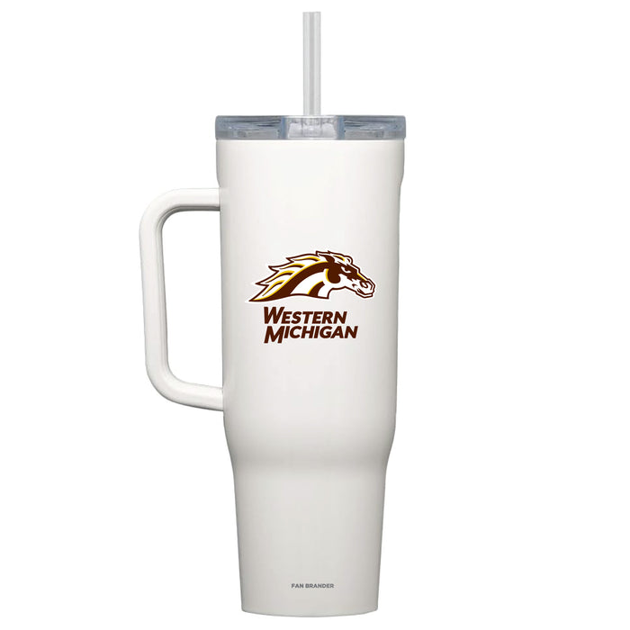 Corkcicle Cruiser 40oz Tumbler with Western Michigan Broncos Secondary Logo