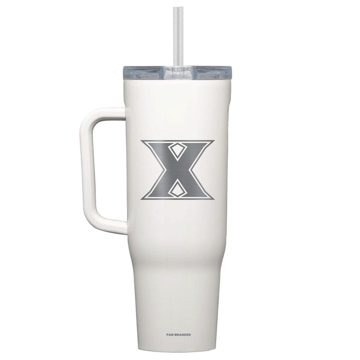 Corkcicle Cruiser 40oz Tumbler with Xavier Musketeers Etched Primary Logo