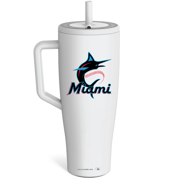 BruMate Era Tumbler with Miami Marlins Primary Logo