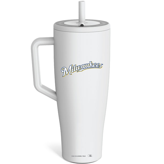 BruMate Era Tumbler with Milwaukee Brewers Workmark Logo