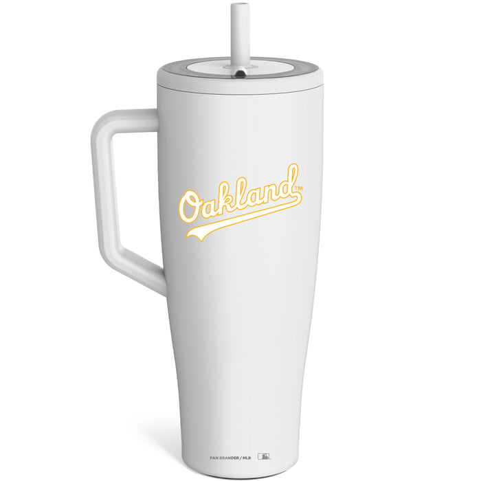 BruMate Era Tumbler with Oakland Athletics Workmark Logo