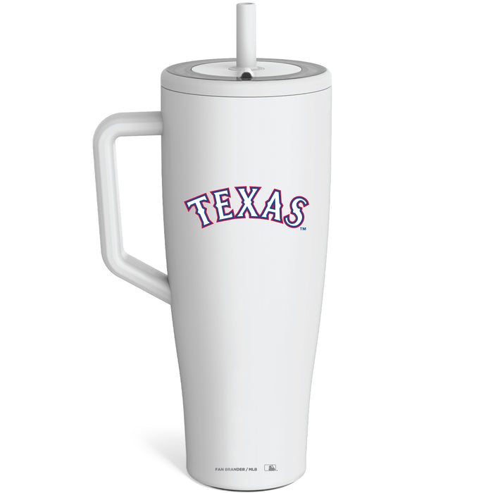 BruMate Era Tumbler with Texas Rangers Workmark Logo