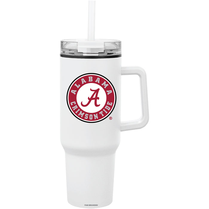 Fan Brander Quest Series 40oz Tumbler with Alabama Crimson Tide Primary Logo