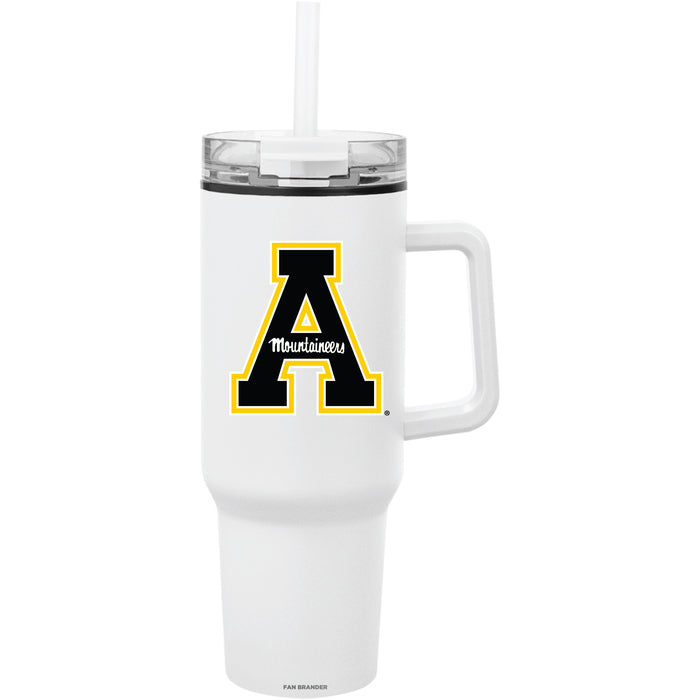 Fan Brander Quest Series 40oz Tumbler with Appalachian State Mountaineers Primary Logo