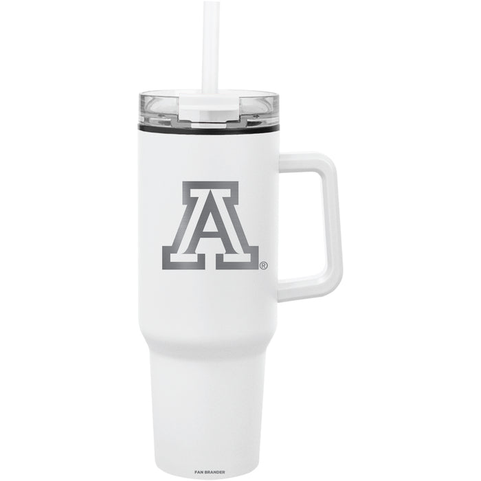 Fan Brander Quest Series 40oz Tumbler with Arizona Wildcats Etched Primary Logo