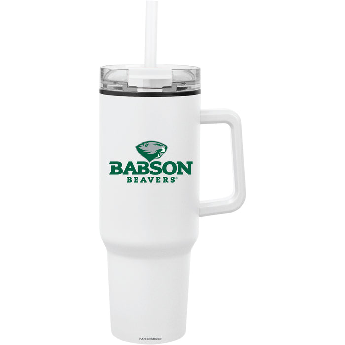Fan Brander Quest Series 40oz Tumbler with Babson University Primary Logo