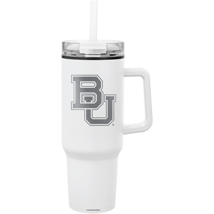 Fan Brander Quest Series 40oz Tumbler with Baylor Bears Etched Primary Logo