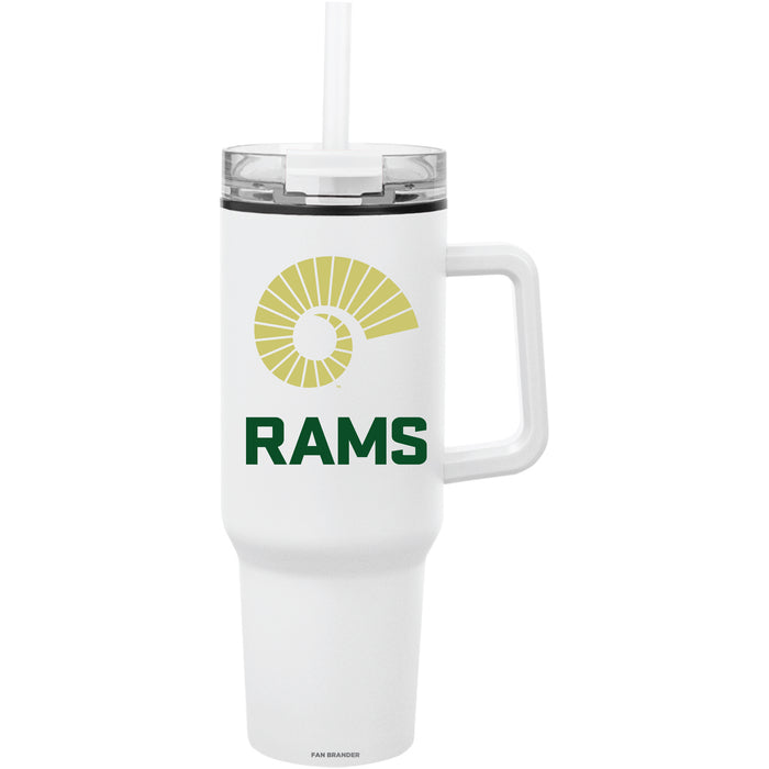 Fan Brander Quest Series 40oz Tumbler with Colorado State Rams Secondary Logo