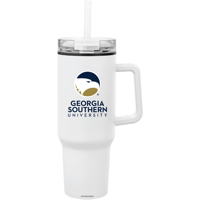Fan Brander Quest Series 40oz Tumbler with Georgia Southern Eagles Primary Logo