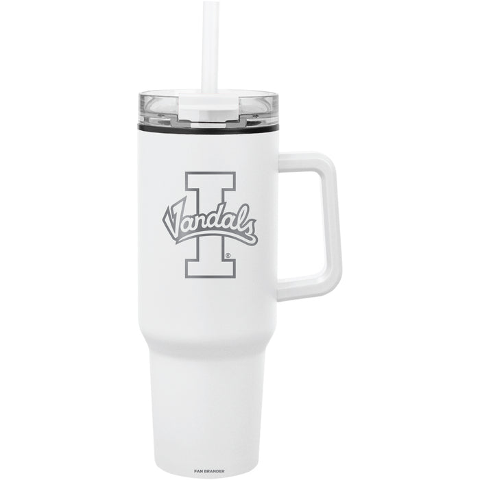 Fan Brander Quest Series 40oz Tumbler with Idaho Vandals Etched Primary Logo