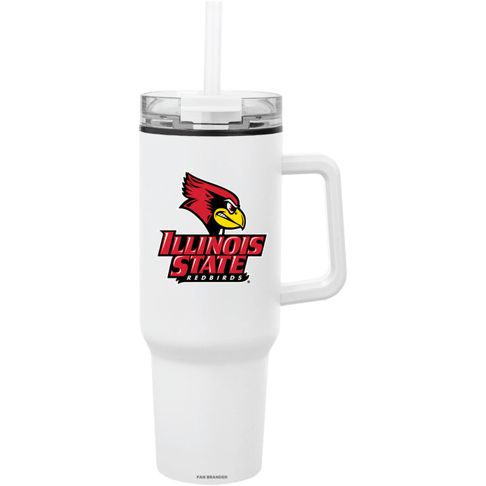 Fan Brander Quest Series 40oz Tumbler with Illinois State Redbirds Secondary Logo