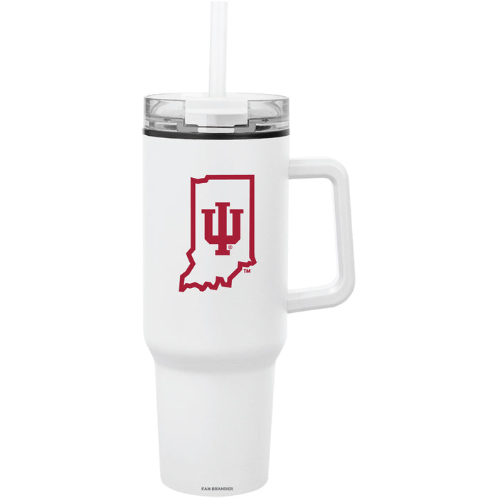 Fan Brander Quest Series 40oz Tumbler with Indiana Hoosiers Primary Logo