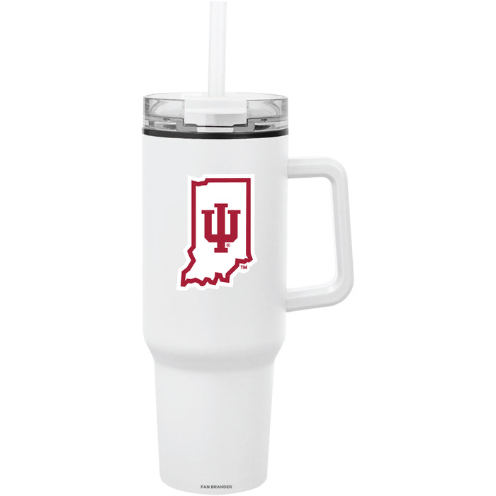 Fan Brander Quest Series 40oz Tumbler with Indiana Hoosiers Secondary Logo