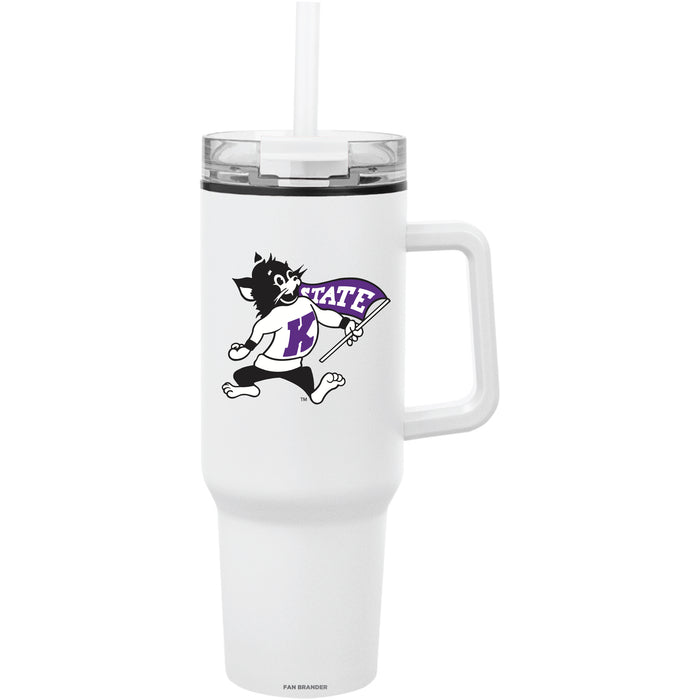 Fan Brander Quest Series 40oz Tumbler with Kansas State Wildcats Secondary Logo