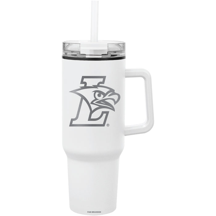 Fan Brander Quest Series 40oz Tumbler with Lehigh Mountain Hawks Etched Primary Logo