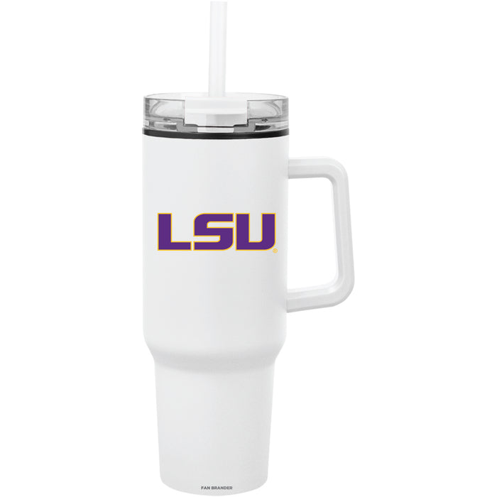 Fan Brander Quest Series 40oz Tumbler with LSU Tigers Primary Logo