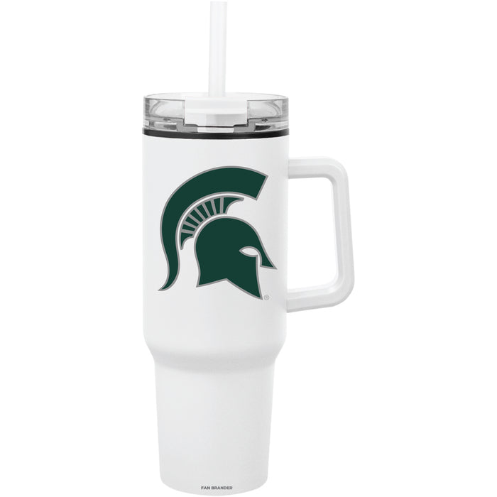 Fan Brander Quest Series 40oz Tumbler with Michigan State Spartans Primary Logo