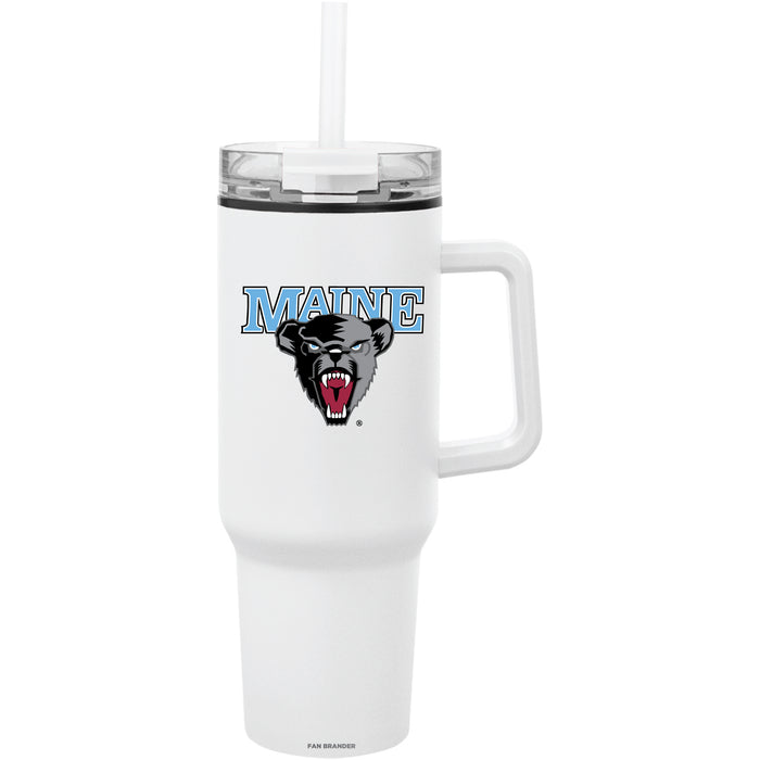 Fan Brander Quest Series 40oz Tumbler with Maine Black Bears Primary Logo