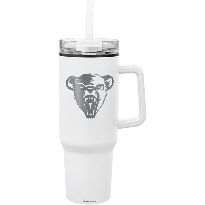 Fan Brander Quest Series 40oz Tumbler with Maine Black Bears Etched Primary Logo
