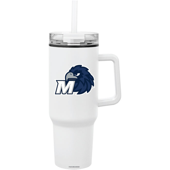 Fan Brander Quest Series 40oz Tumbler with Monmouth Hawks Secondary Logo