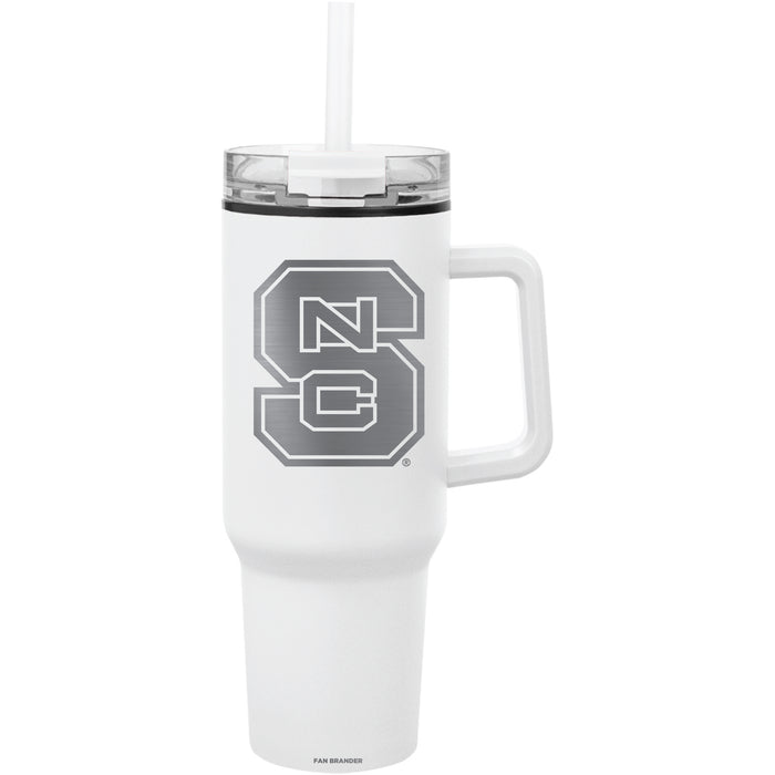 Fan Brander Quest Series 40oz Tumbler with NC State Wolfpack Etched Primary Logo