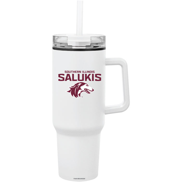 Fan Brander Quest Series 40oz Tumbler with Southern Illinois Salukis Primary Logo
