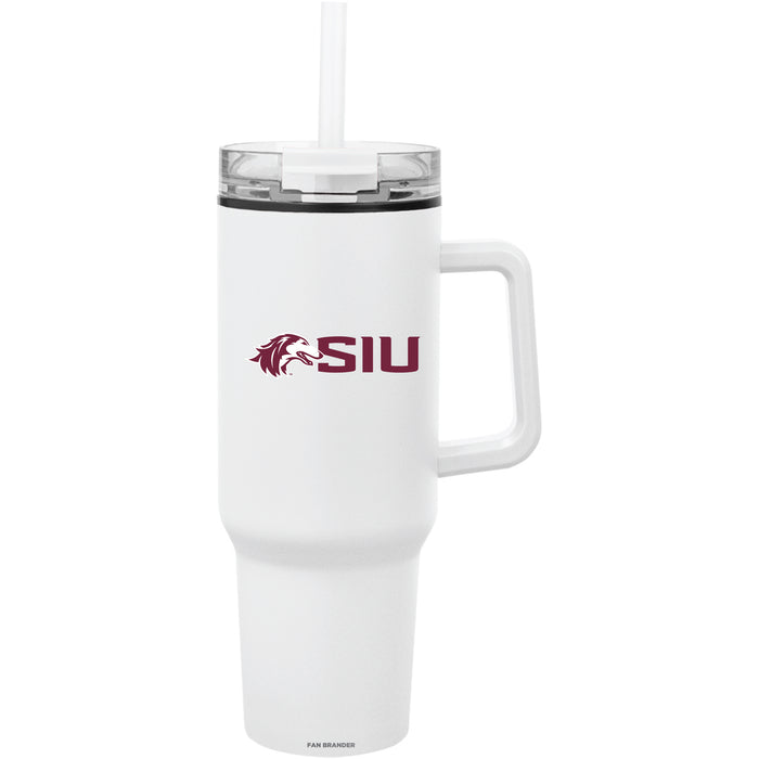 Fan Brander Quest Series 40oz Tumbler with Southern Illinois Salukis Secondary Logo