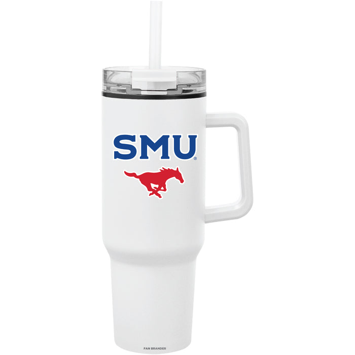 Fan Brander Quest Series 40oz Tumbler with SMU Mustangs Primary Logo