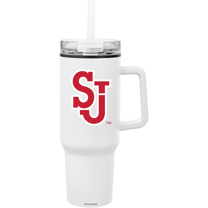 Fan Brander Quest Series 40oz Tumbler with St. John's Red Storm Primary Logo