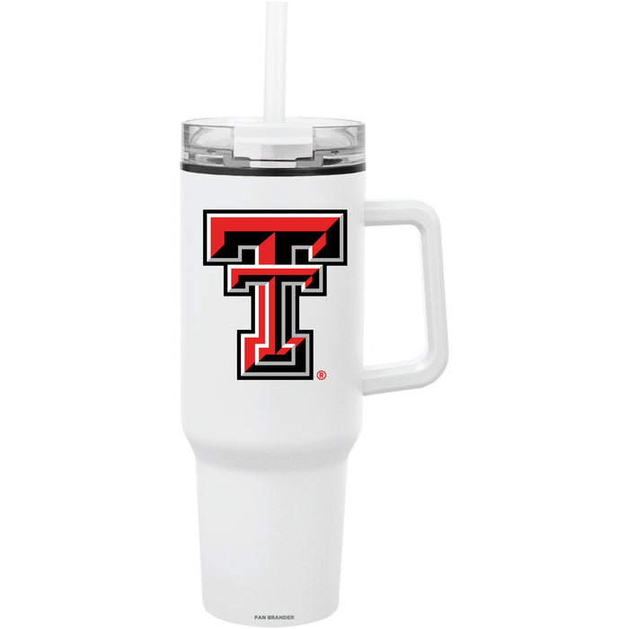 Fan Brander Quest Series 40oz Tumbler with Texas Tech Red Raiders Primary Logo