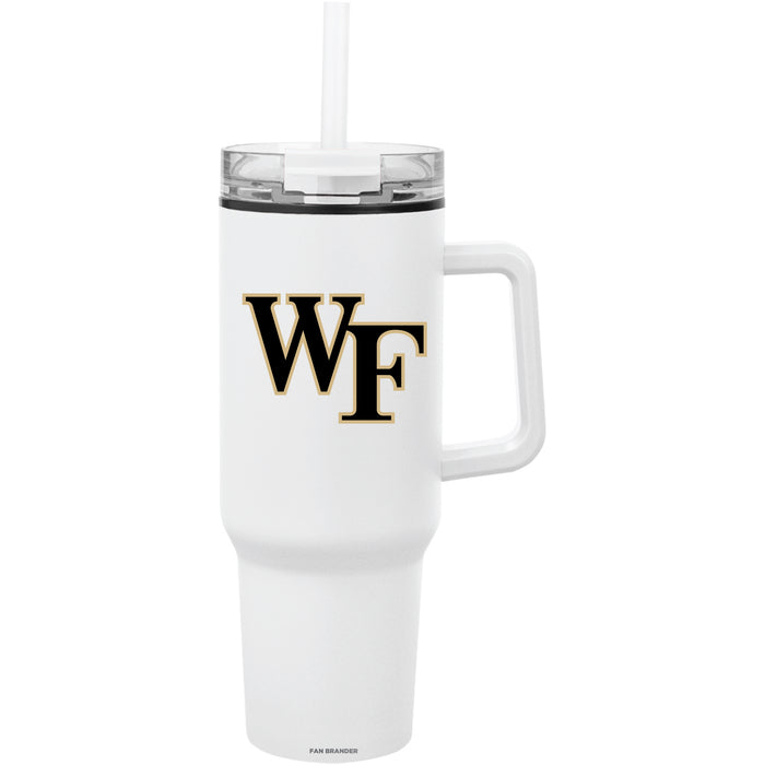 Fan Brander Quest Series 40oz Tumbler with Wake Forest Demon Deacons Primary Logo