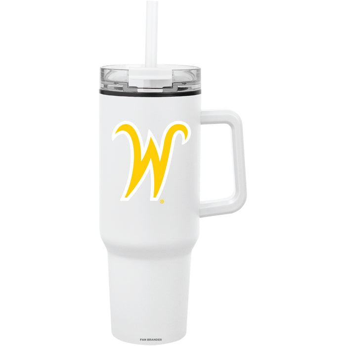 Fan Brander Quest Series 40oz Tumbler with Wichita State Shockers Secondary Logo