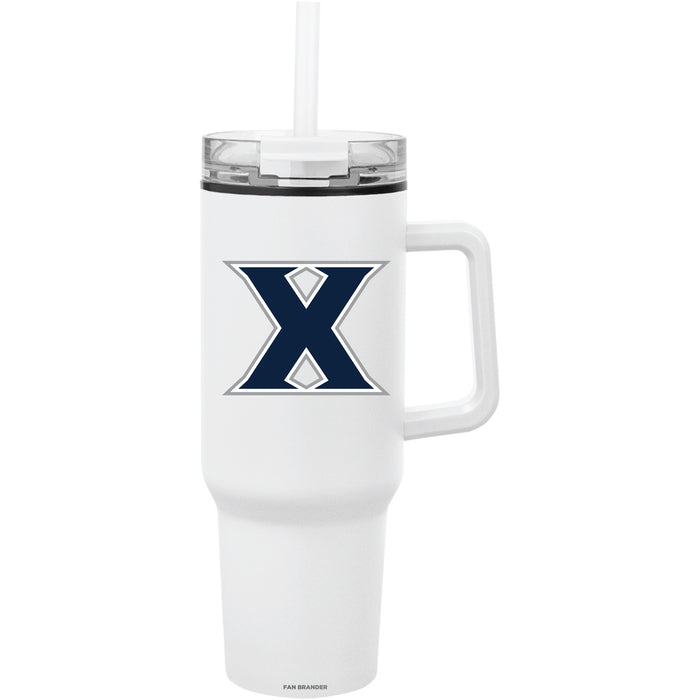 Fan Brander Quest Series 40oz Tumbler with Xavier Musketeers Primary Logo