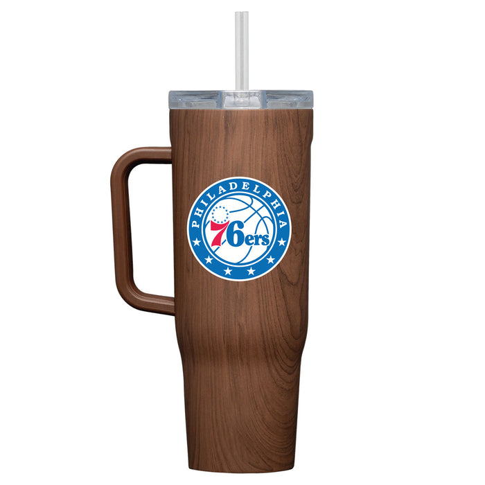 Corkcicle Cruiser 40oz Tumbler with Philadelphia 76ers Primary Logo