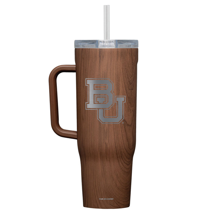 Corkcicle Cruiser 40oz Tumbler with Baylor Bears Etched Primary Logo