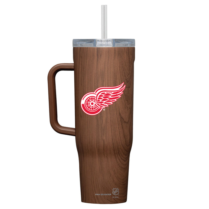 Corkcicle Cruiser 40oz Tumbler with Detroit Red Wings Primary Logo