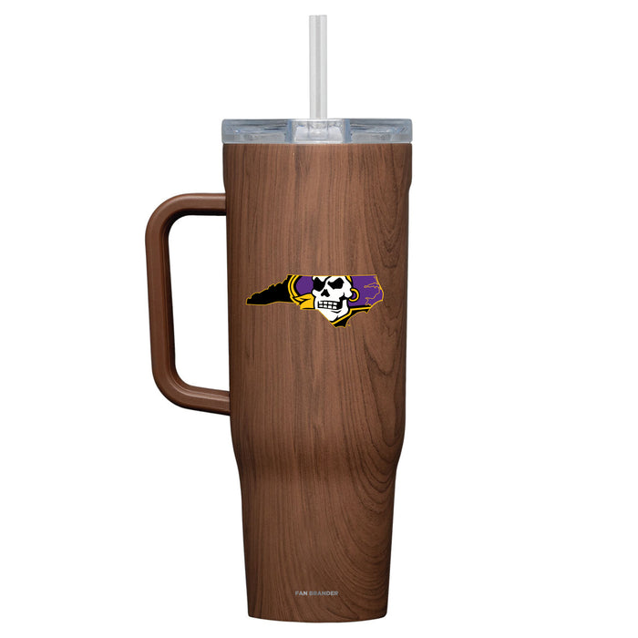 Corkcicle Cruiser 40oz Tumbler with East Carolina Pirates Secondary Logo