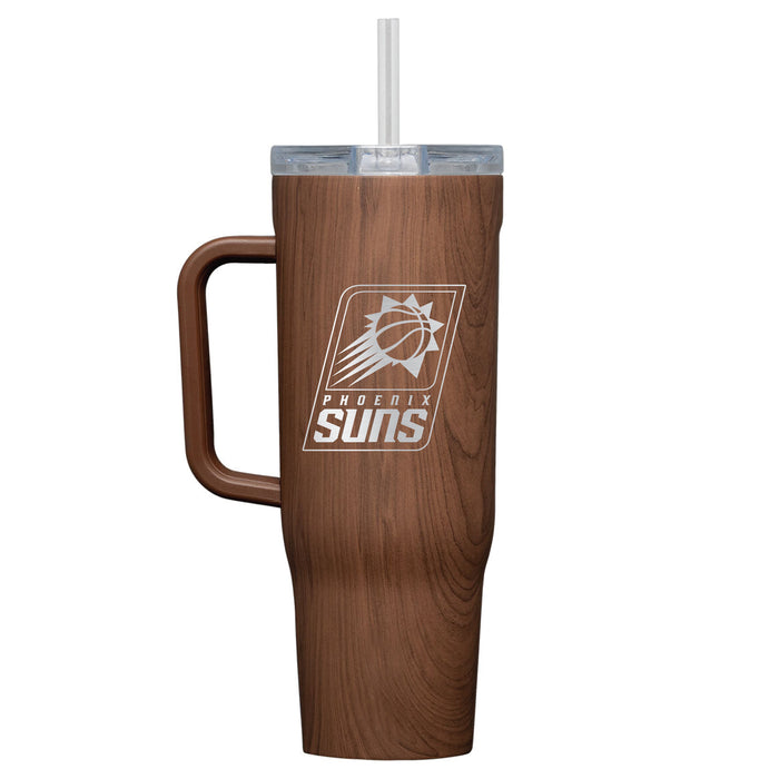 Corkcicle Cruiser 40oz Tumbler with Phoenix Suns Etched Primary Logo